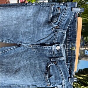 7 For All Mankind Dark Blue Skinny Jeans
